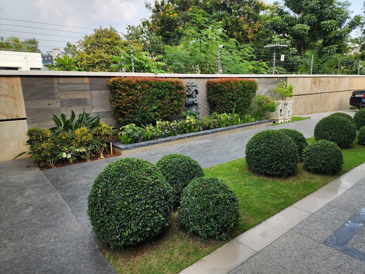 Sculpted Topiary Garden